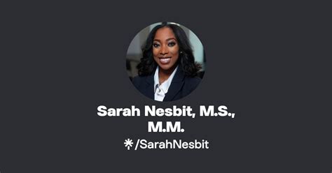 sarah nesbit|Sarah Nesbit, M.S., M.M.